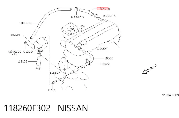  118260F302 Nissan/Infiniti