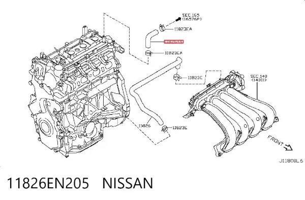  11826EN205 Nissan/Infiniti