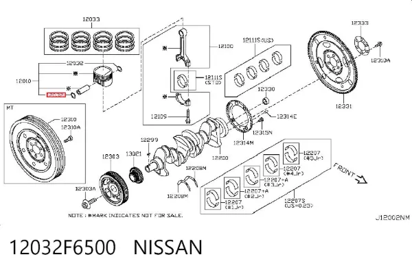  12032F6500 Nissan/Infiniti