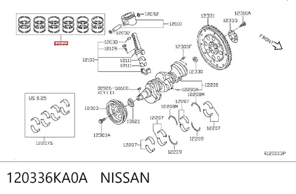  120336KA0A Nissan/Infiniti