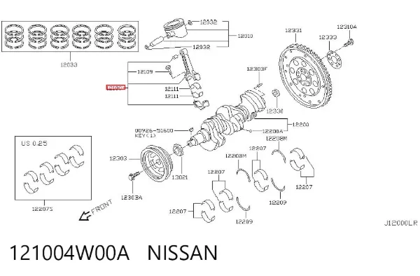Biela 121004W00A Nissan/Infiniti