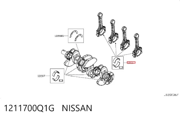  1211700Q1G Nissan/Infiniti