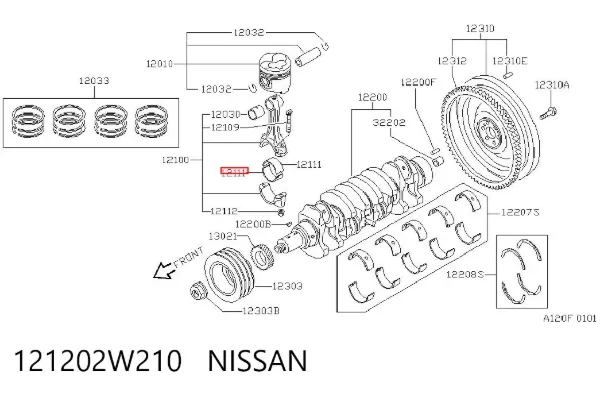  121202W210 Nissan/Infiniti
