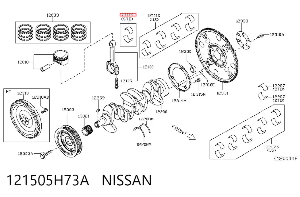  121505H73A Nissan/Infiniti