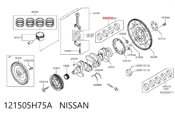  121505H75A Nissan/Infiniti