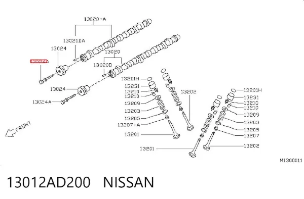  13012AD200 Nissan/Infiniti