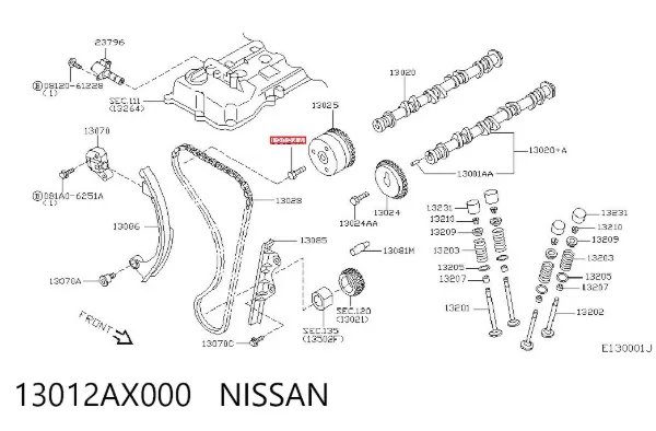  13012AX000 Nissan/Infiniti