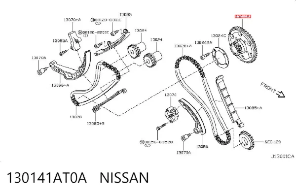  130141AT0A Nissan/Infiniti