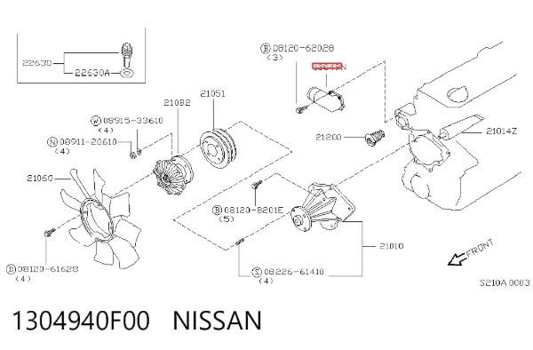  1304940F00 Nissan/Infiniti