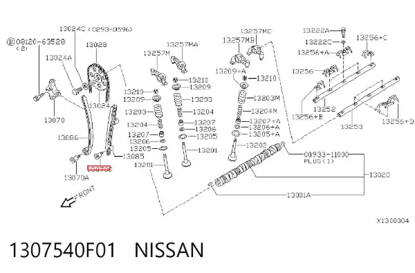  1307540F01 Nissan/Infiniti