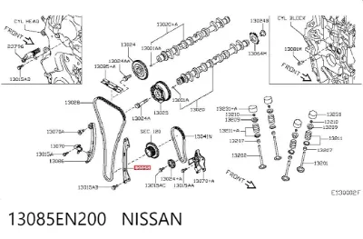 Guía de cadena de distribución NISSAN 13085EN200