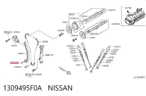  1309495F0A Nissan/Infiniti