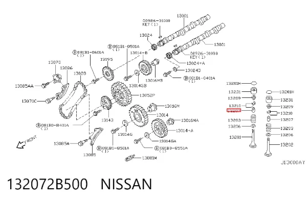 Retenes de válvulas Nissan Patrol Y61