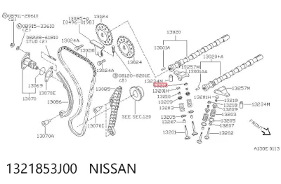 Asiento de válvula de escape NISSAN 1321853J00