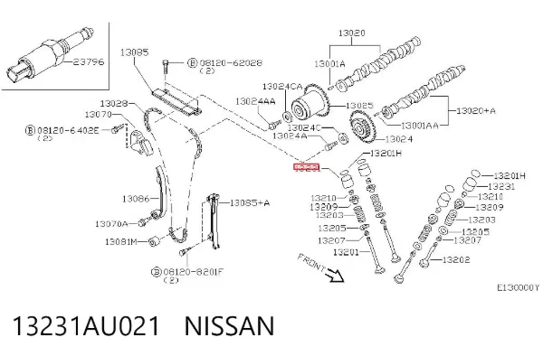 Taqués hidráulicos 13231AU021 Nissan/Infiniti