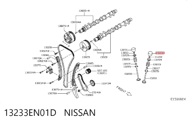 Taqués hidráulicos 13233EN01D Nissan/Infiniti