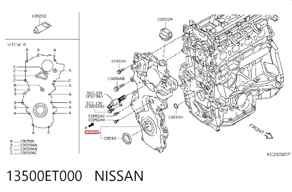  13500ET000 Nissan/Infiniti