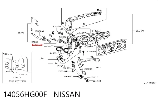  14056HG00F Nissan/Infiniti