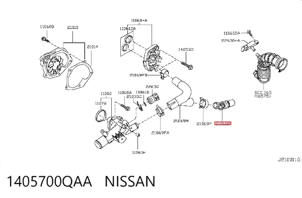  1405700QAA Nissan/Infiniti