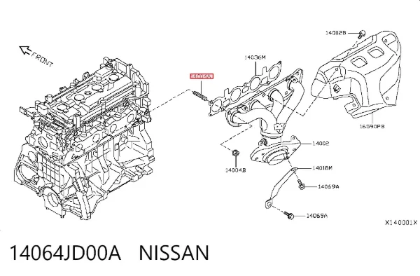  14064JD00A Nissan/Infiniti