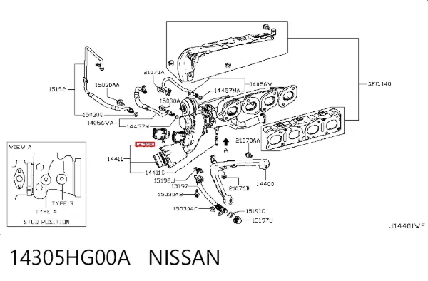  14305HG00A Nissan/Infiniti