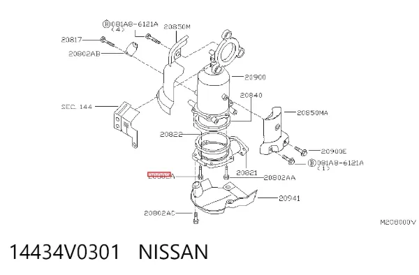  14434V0301 Nissan/Infiniti