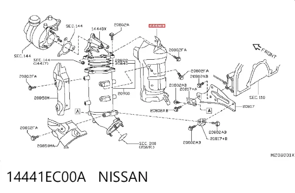  14441EC00A Nissan/Infiniti