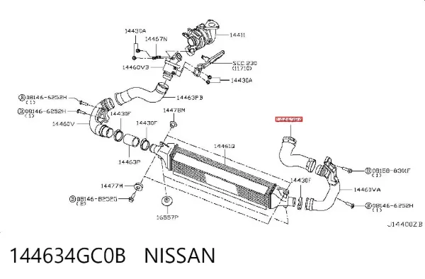  144634GC0B Nissan/Infiniti
