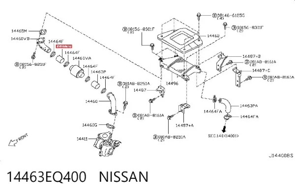  14463EQ400 Nissan/Infiniti