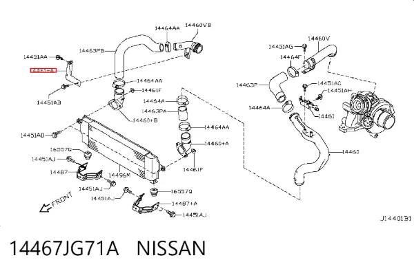  14467JG71A Nissan/Infiniti