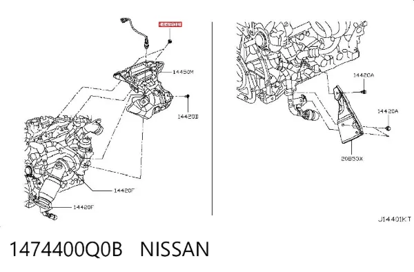  1474400Q0B Nissan/Infiniti