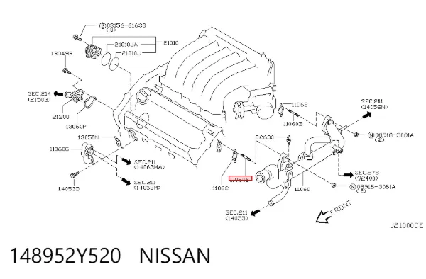  148952Y520 Nissan/Infiniti