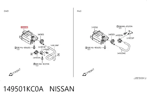  149501KC0A Nissan/Infiniti