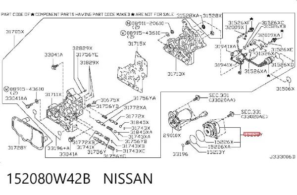  152080W42B Nissan/Infiniti