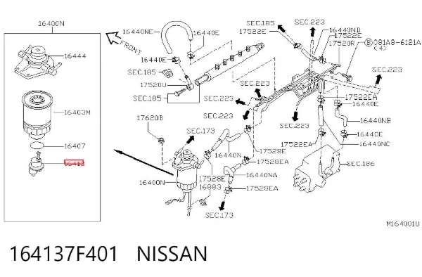  164137F401 Nissan/Infiniti