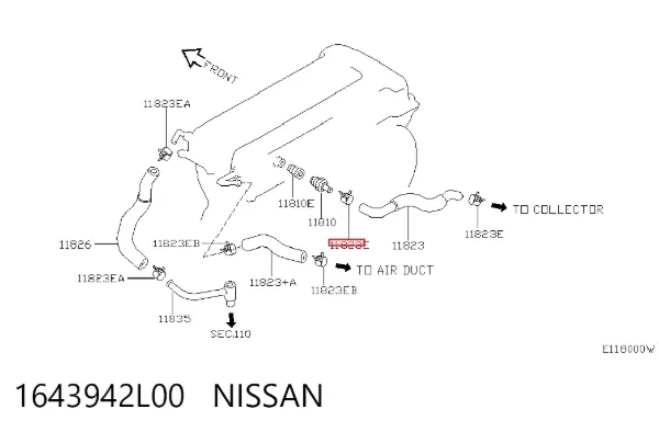  1643942L00 Nissan/Infiniti