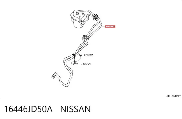  16446JD50A Nissan/Infiniti