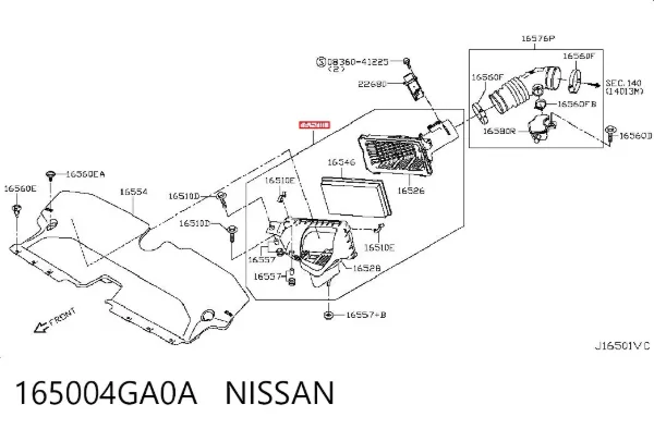  165004GA0A Nissan/Infiniti