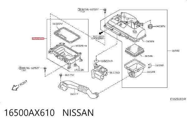  16500AX610 Nissan/Infiniti