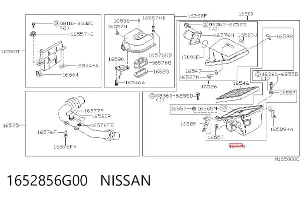  1652856G00 Nissan/Infiniti