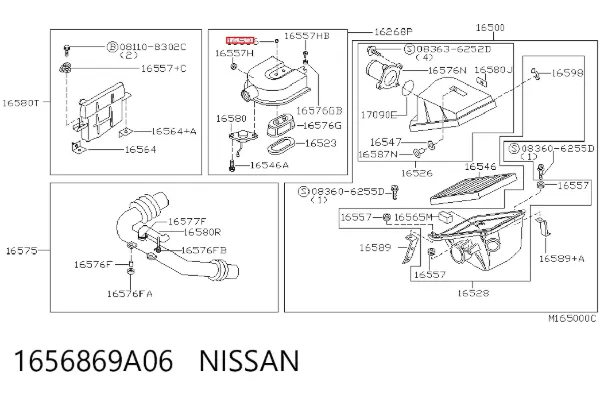  1656869A06 Nissan/Infiniti