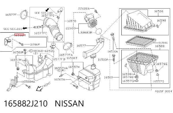  165882J210 Nissan/Infiniti