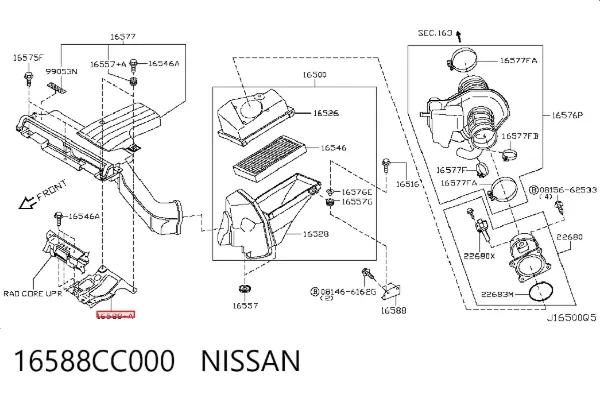  16588CC000 Nissan/Infiniti