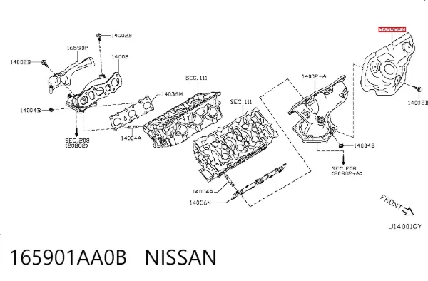  165901AA0B Nissan/Infiniti