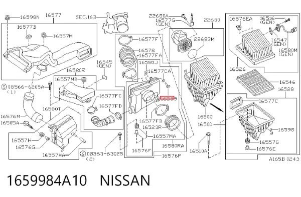  1659984A10 Nissan/Infiniti