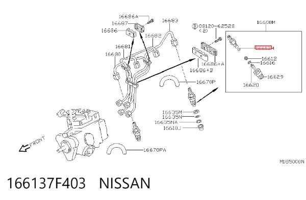  166137F403 Nissan/Infiniti