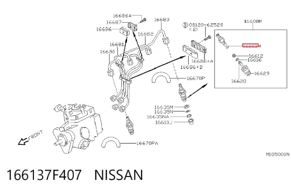 166137F407 Nissan/Infiniti