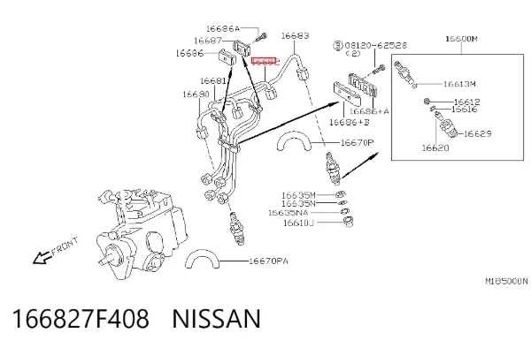  166827F408 Nissan/Infiniti