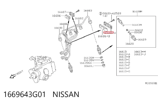  1669643G01 Nissan/Infiniti