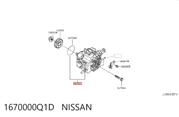 Bomba inyectora 1670000Q1D Nissan/Infiniti
